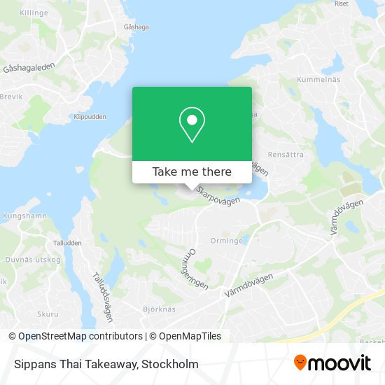 Sippans Thai Takeaway map