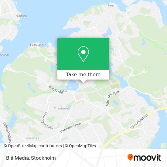 Blå Media map