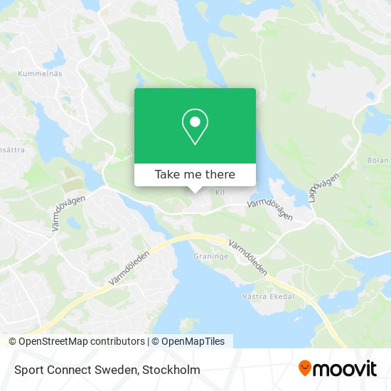 Sport Connect Sweden map