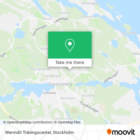 Wermdö Träningscenter map