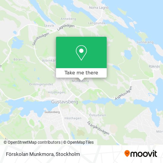 Förskolan Munkmora map