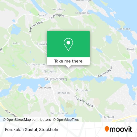 Förskolan Gustaf map