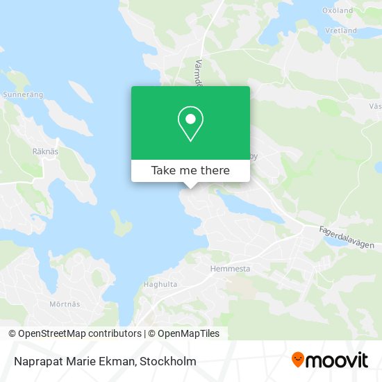 Naprapat Marie Ekman map