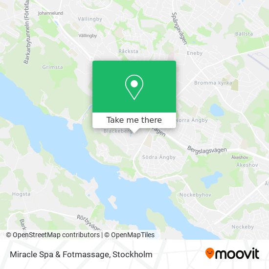 Miracle Spa & Fotmassage map