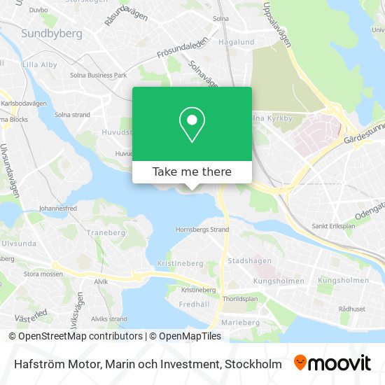 Hafström Motor, Marin och Investment map