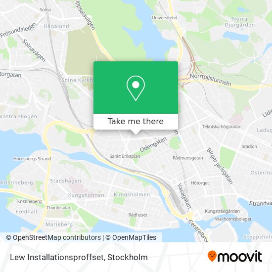 Lew Installationsproffset map