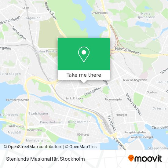 Stenlunds Maskinaffär map