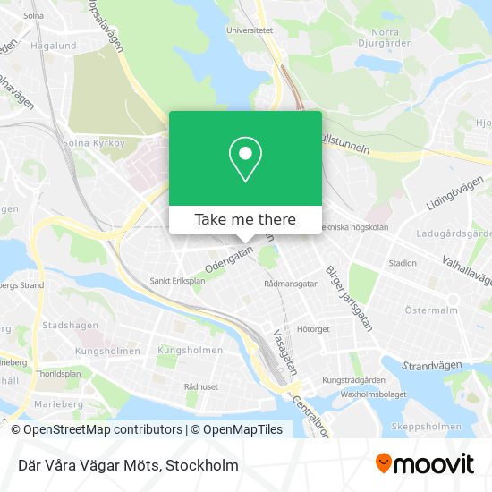 Där Våra Vägar Möts map