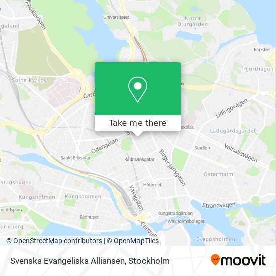 Svenska Evangeliska Alliansen map