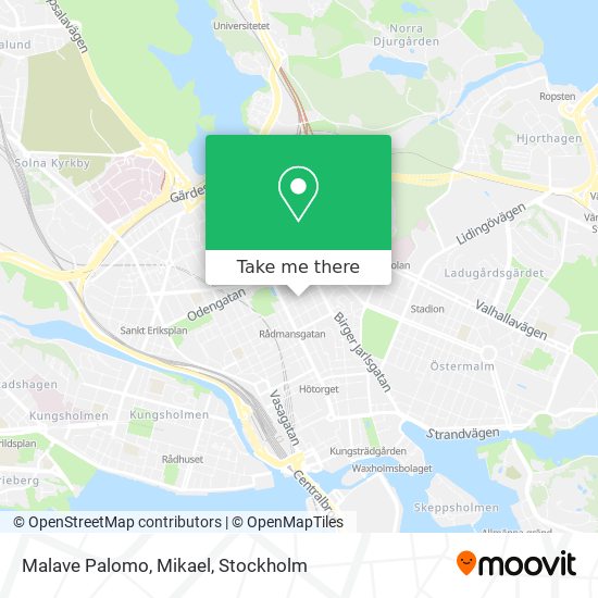 Malave Palomo, Mikael map