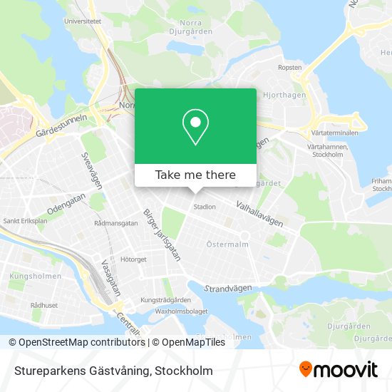 Stureparkens Gästvåning map