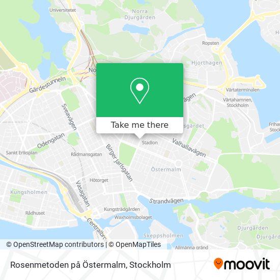 Rosenmetoden på Östermalm map