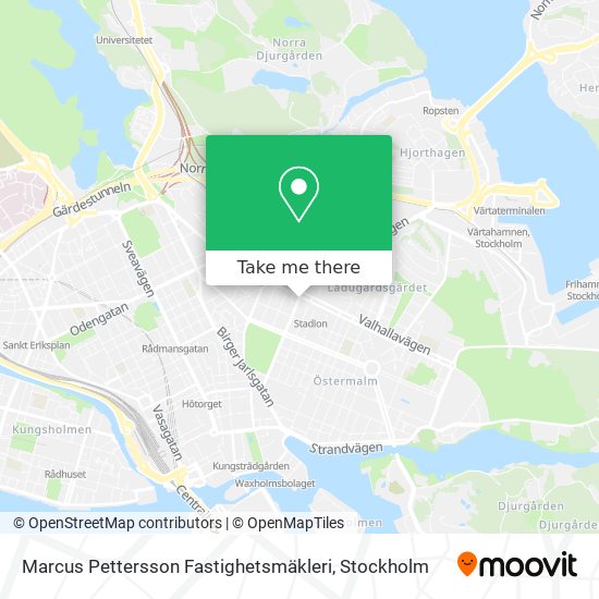 Marcus Pettersson Fastighetsmäkleri map