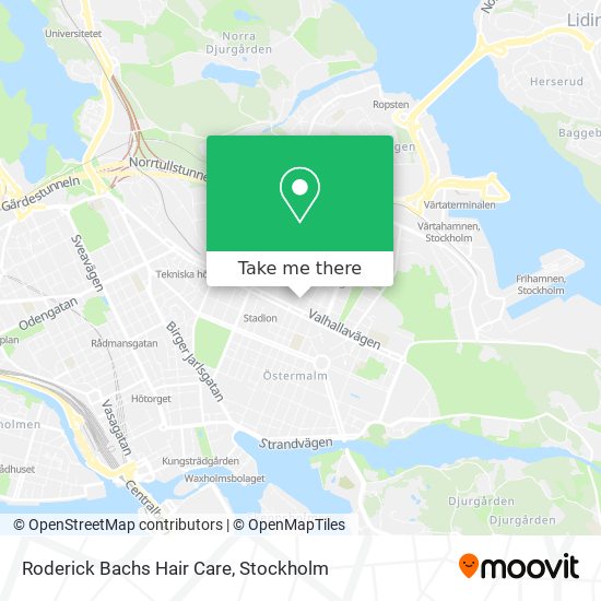 Roderick Bachs Hair Care map