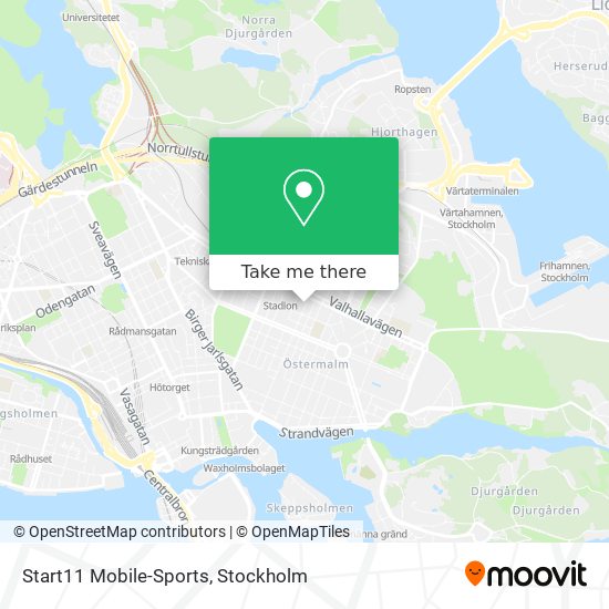 Start11 Mobile-Sports map