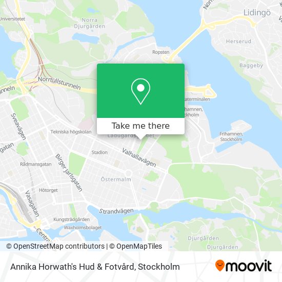 Annika Horwath's Hud & Fotvård map