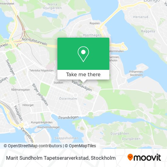 Marit Sundholm Tapetserarverkstad map