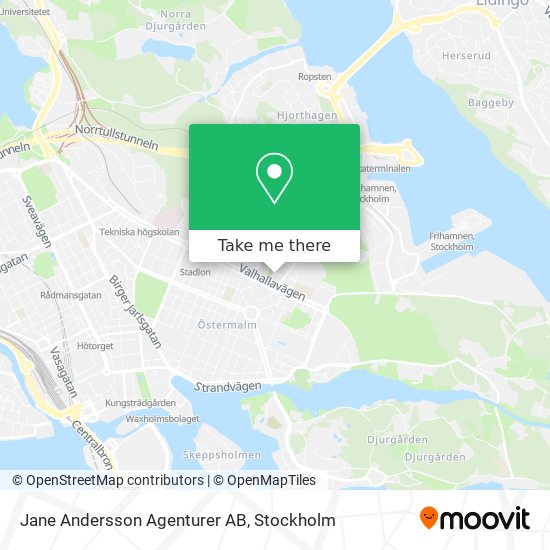 Jane Andersson Agenturer AB map