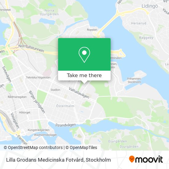 Lilla Grodans Medicinska Fotvård map