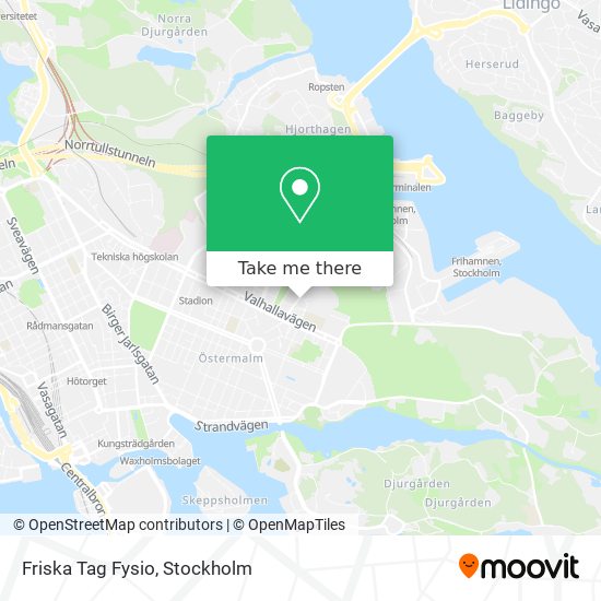 Friska Tag Fysio map