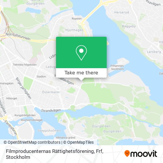 Filmproducenternas Rättighetsförening, Frf map