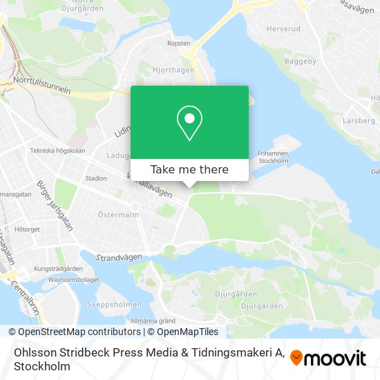 Ohlsson Stridbeck Press Media & Tidningsmakeri A map