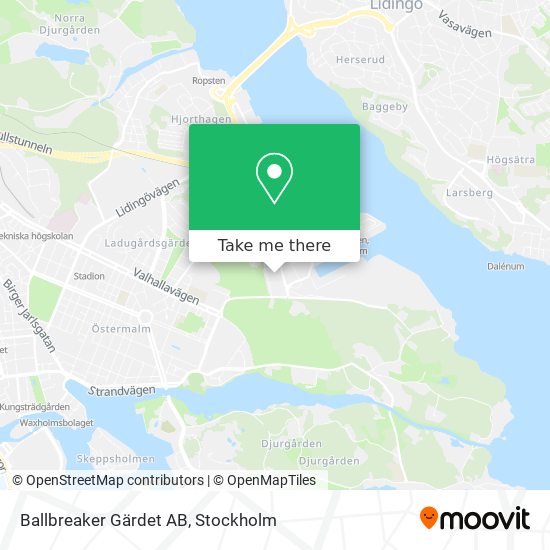 Ballbreaker Gärdet AB map