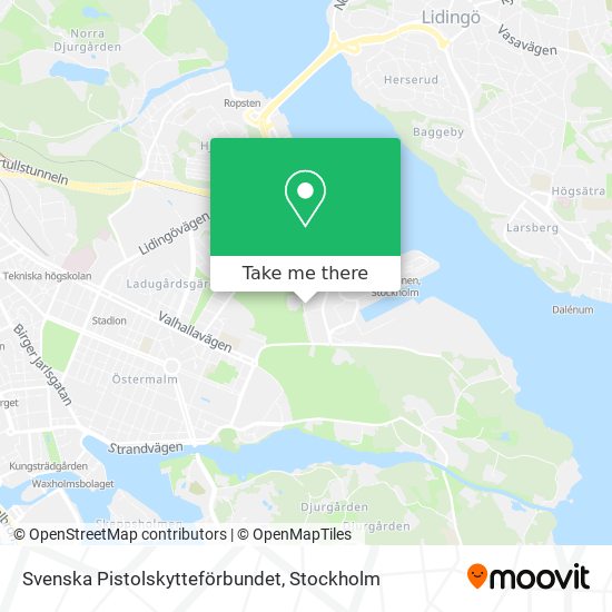 Svenska Pistolskytteförbundet map