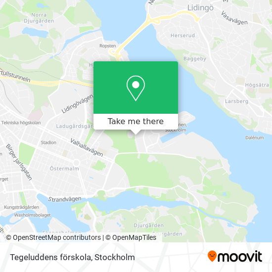 Tegeluddens förskola map