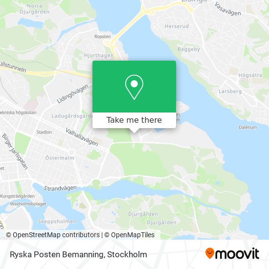 Ryska Posten Bemanning map