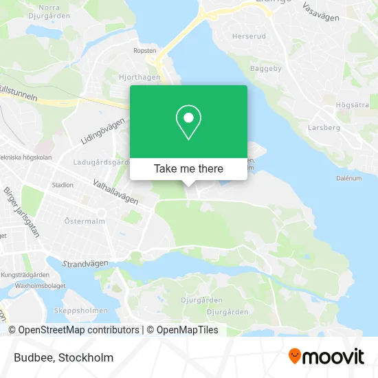 Budbee map