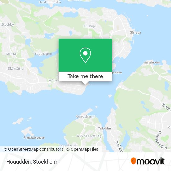 Högudden map