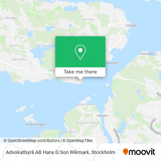 Advokatbyrå AB Hans G:Son Wikmark map