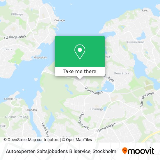 Autoexperten Saltsjöbadens Bilservice map