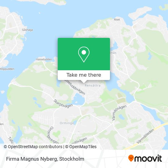 Firma Magnus Nyberg map