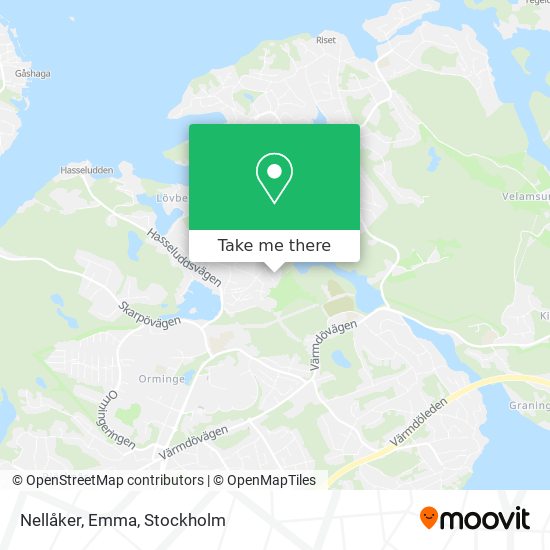 Nellåker, Emma map