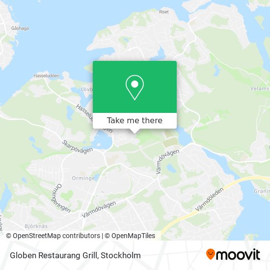 Globen Restaurang Grill map