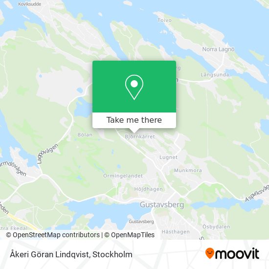 Åkeri Göran Lindqvist map