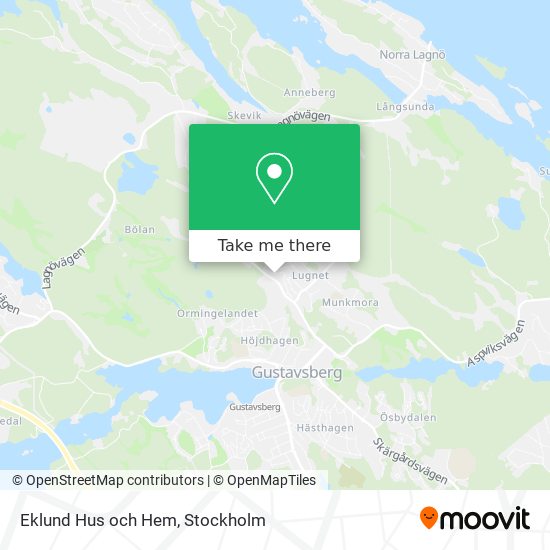 Eklund Hus och Hem map