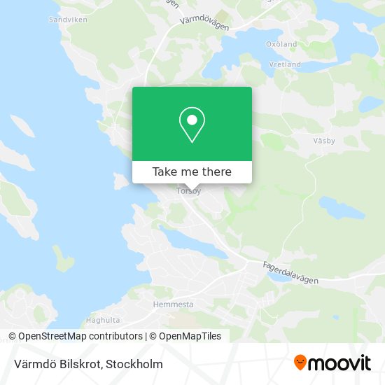 Värmdö Bilskrot map