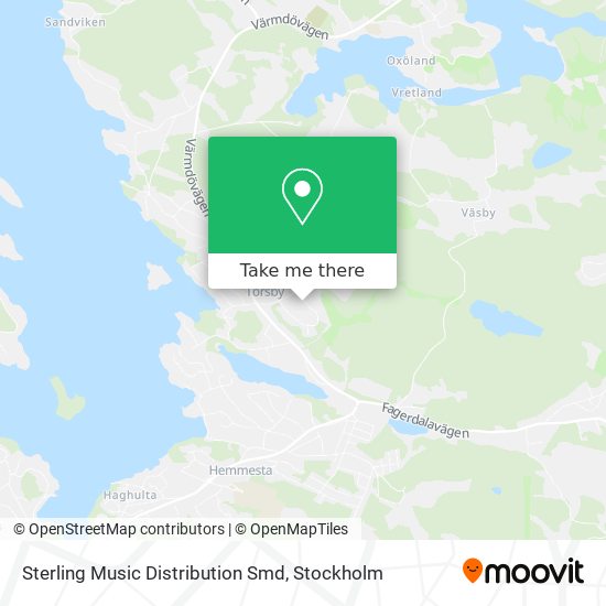 Sterling Music Distribution Smd map