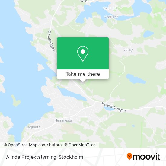 Alinda Projektstyrning map