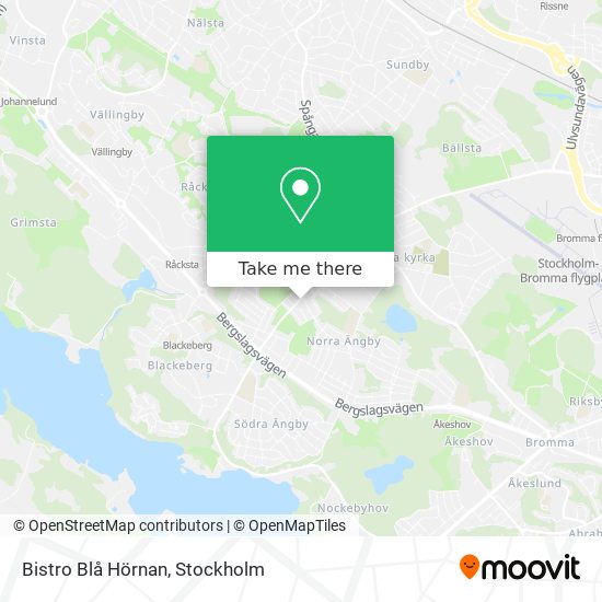 Bistro Blå Hörnan map