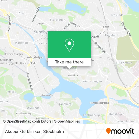 Akupunkturkliniken map
