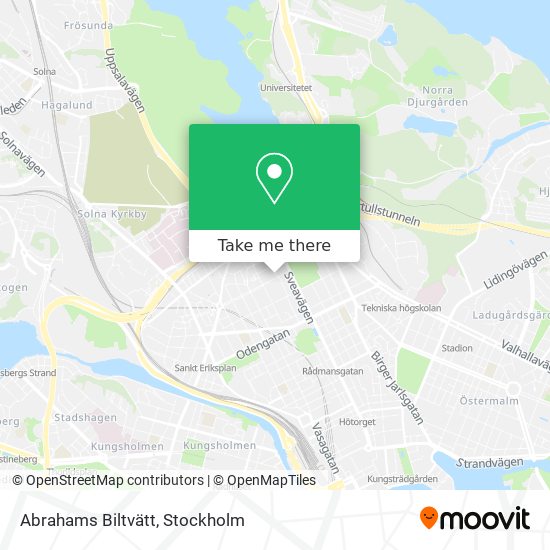 Abrahams Biltvätt map