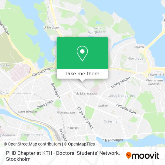 PHD Chapter at KTH - Doctoral Students' Network map