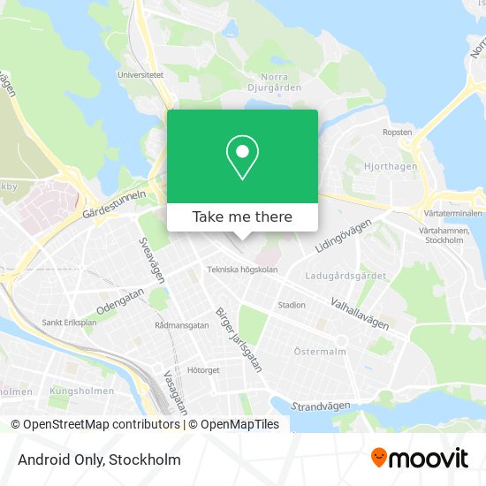 Android Only map