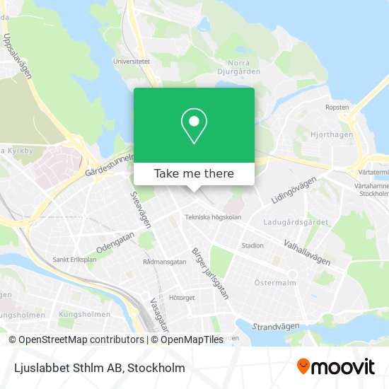 Ljuslabbet Sthlm AB map