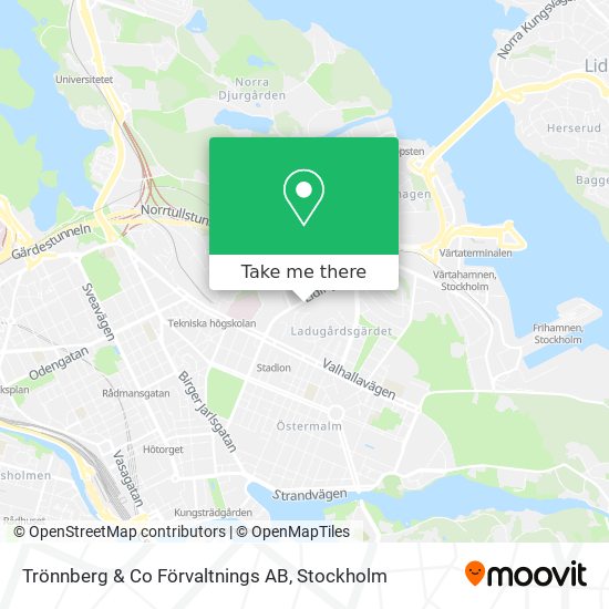 Trönnberg & Co Förvaltnings AB map