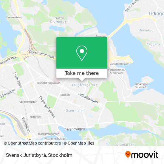 Svensk Juristbyrå map